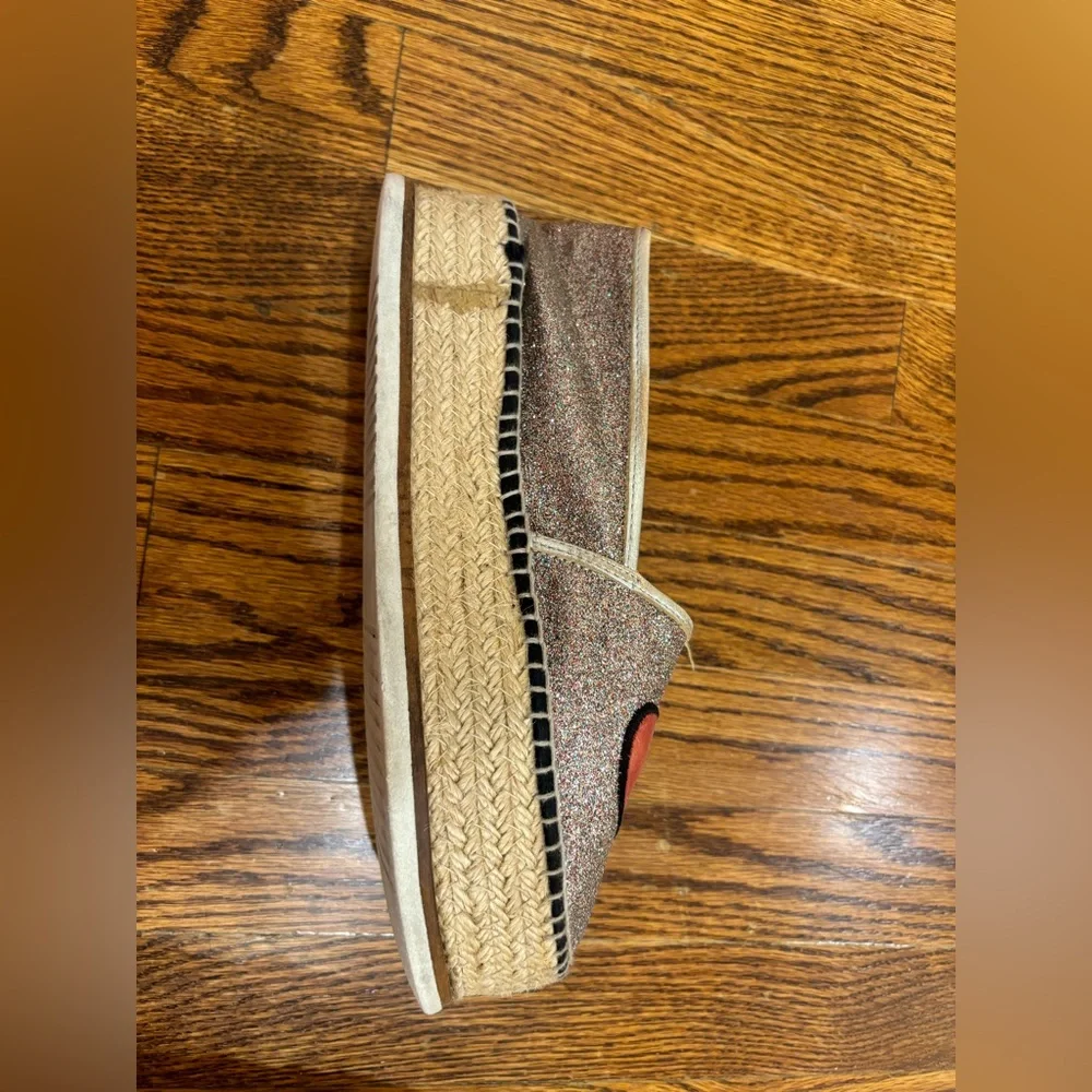 Detailed multicolor platform espadrilles - Picture 4 of 9